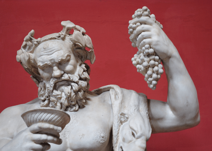 Bacchus : Dieu romain du vin et de la joie de vivre