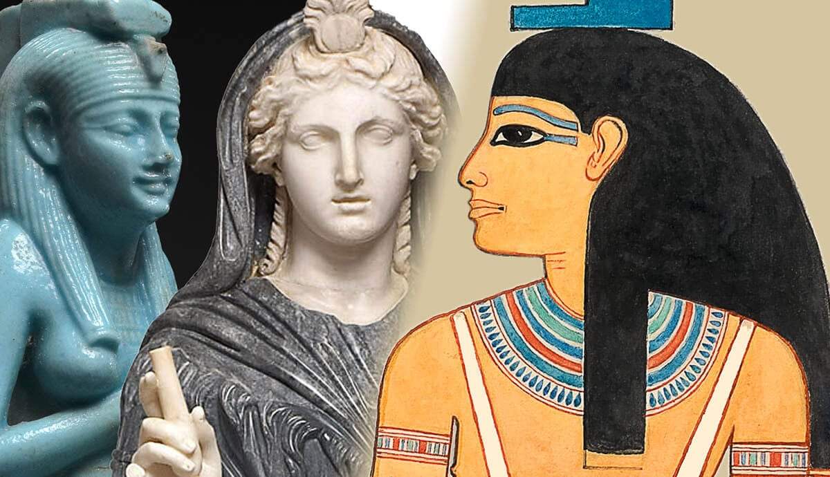 Isis: egyptiläinen suojelun ja äitiyden jumalatar.