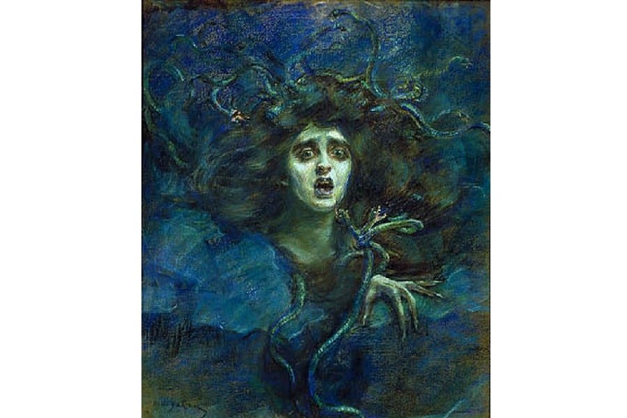 Medúza: Pohled na Gorgonu z plného hrdla