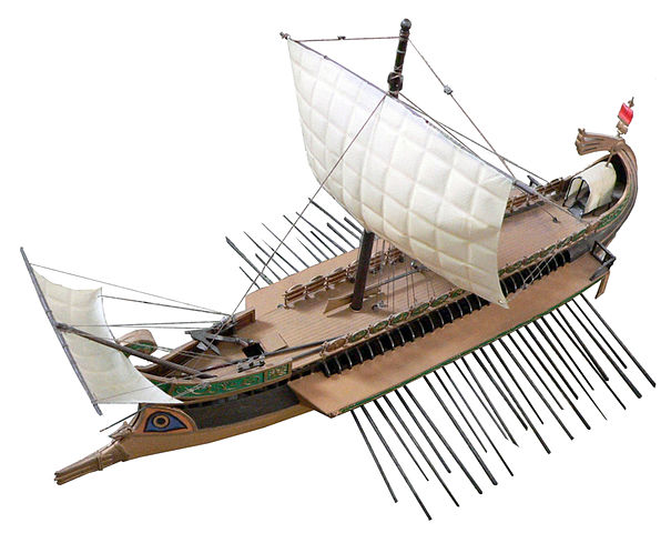 القوارب الرومانية