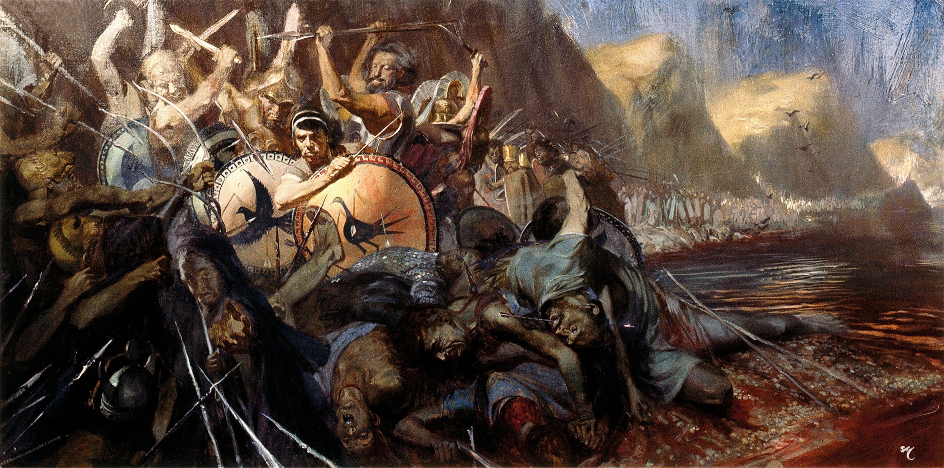 Die Slag van Thermopylae: 300 Spartane teen die Wêreld