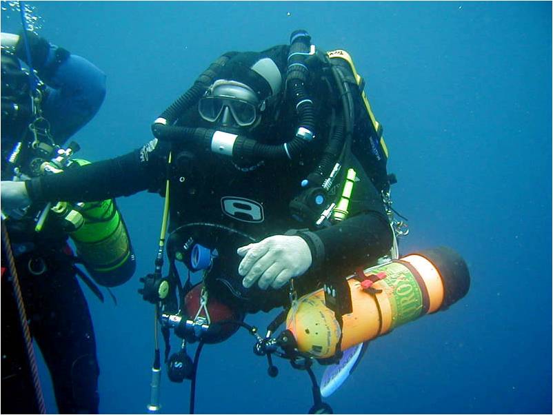 História potápania: ponor do hlbín