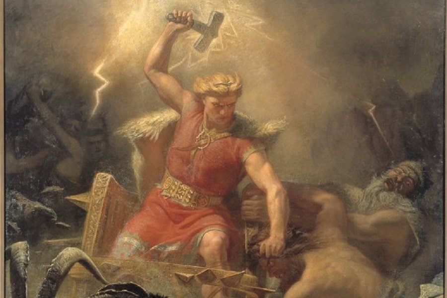 雷神：北欧神话中的闪电和雷霆之神