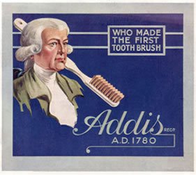 誰が歯ブラシを発明したか：ウィリアム・アディスの近代的歯ブラシ